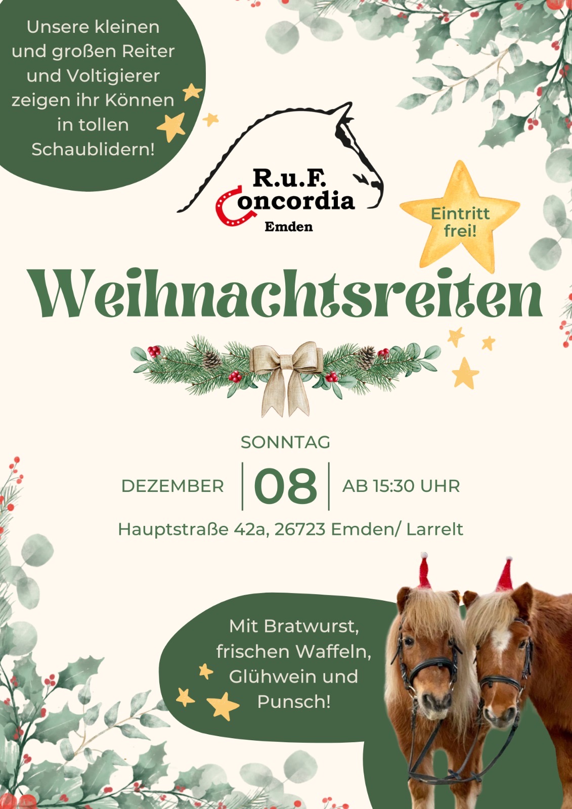 Weihnachtsreiten am 2.Advent